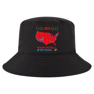 2024 Electoral Map Merry Christmas Trump Landslide Holiday Cool Comfort Performance Bucket Hat