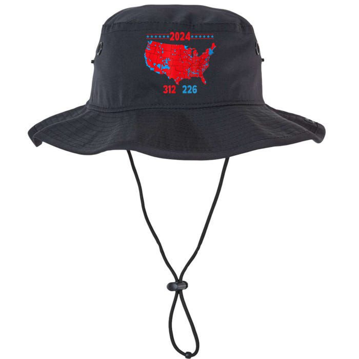 2024 Electoral Map Trump 312 Red 2024 Election Results Map Legacy Cool Fit Booney Bucket Hat