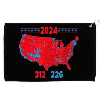 2024 Electoral Map Trump 312 Red 2024 Election Results Map Grommeted Golf Towel