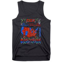 2024 Electoral Map Merry Christmas Trump Landslide Holiday Tank Top