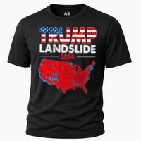 2024 Electoral Map Trump Landslide Red Election Map Cooling Performance Crew T-Shirt
