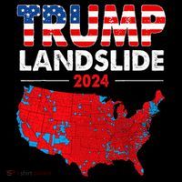 2024 Electoral Map Trump Landslide Red Election Map City Backpack
