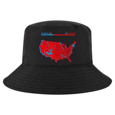 2024 Electoral Map Trump 312 Red 2024 Election Results Map Cool Comfort Performance Bucket Hat