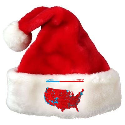 2024 Electoral Map Trump 312 Red 2024 Election Results Map Premium Christmas Santa Hat