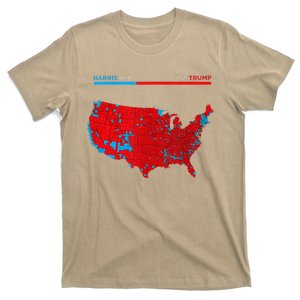 2024 Electoral Map Trump 312 Red 2024 Election Results Map T-Shirt