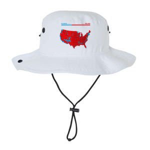 2024 Electoral Map Trump 312 Red 2024 Election Results Map Legacy Cool Fit Booney Bucket Hat