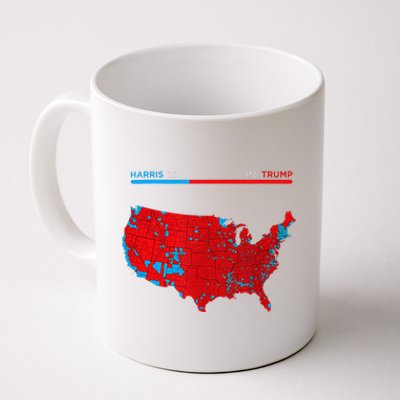 2024 Electoral Map Trump 312 Red 2024 Election Results Map Coffee Mug