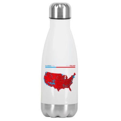 2024 Electoral Map Trump 312 Red 2024 Election Results Map Stainless Steel Insulated Water Bottle