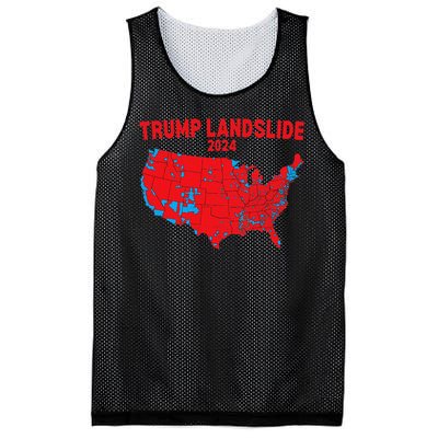 2024 Electoral Map Trump Landslide Red Election Map Gift Mesh Reversible Basketball Jersey Tank