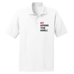 2024 Election Tees And Voting Gifts Not Aspiring To Be Humble PosiCharge RacerMesh Polo