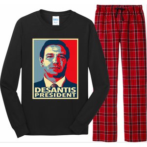 2024 Election Vote Ron DeSantis Long Sleeve Pajama Set