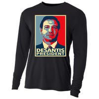 2024 Election Vote Ron DeSantis Cooling Performance Long Sleeve Crew