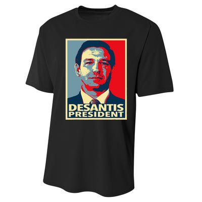 2024 Election Vote Ron DeSantis Performance Sprint T-Shirt