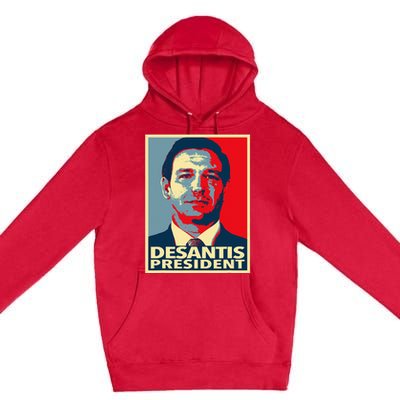 2024 Election Vote Ron DeSantis Premium Pullover Hoodie