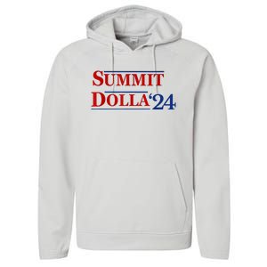 2024 Election Year Name Summit Dolla 2024 Performance Fleece Hoodie