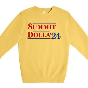 2024 Election Year Name Summit Dolla 2024 Premium Crewneck Sweatshirt