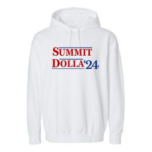 2024 Election Year Name Summit Dolla 2024 Garment-Dyed Fleece Hoodie