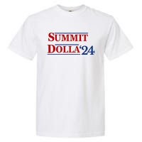 2024 Election Year Funny Name Summit Dolla 24 Garment-Dyed Heavyweight T-Shirt