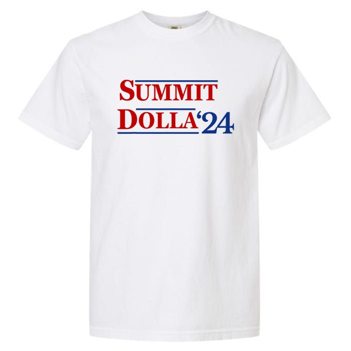 2024 Election Year Funny Name Summit Dolla 24 Garment-Dyed Heavyweight T-Shirt