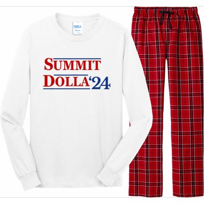 2024 Election Year Funny Name Summit Dolla 24 Long Sleeve Pajama Set