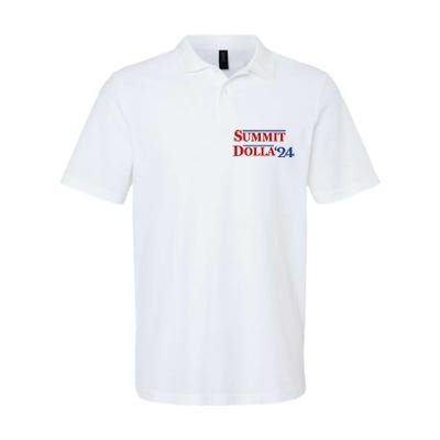 2024 Election Year Funny Name Summit Dolla 24 Softstyle Adult Sport Polo