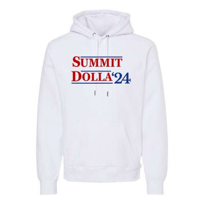 2024 Election Year Funny Name Summit Dolla 24 Premium Hoodie