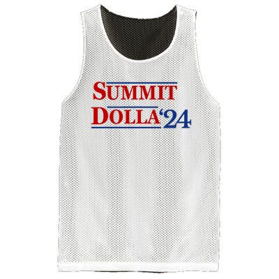 2024 Election Year Funny Name Summit Dolla 24 Mesh Reversible Basketball Jersey Tank