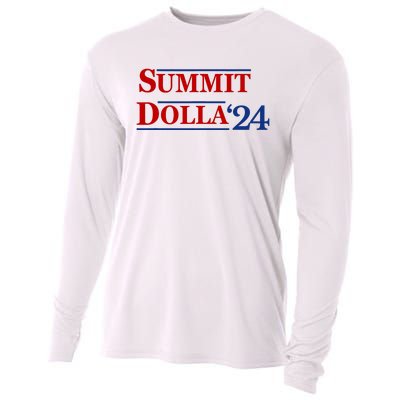 2024 Election Year Funny Name Summit Dolla 24 Cooling Performance Long Sleeve Crew