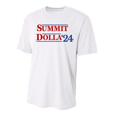 2024 Election Year Funny Name Summit Dolla 24 Performance Sprint T-Shirt