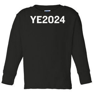 2024 Election Year Political Campaign Gear Toddler Long Sleeve Shirt