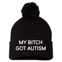 2 Femcel 2 Furious My Bitch Got Autism Pom Pom 12in Knit Beanie