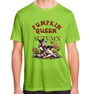 2024 Fall Autumn Cute Pumpkin Queen Retro Pin Up Gift Adult ChromaSoft Performance T-Shirt