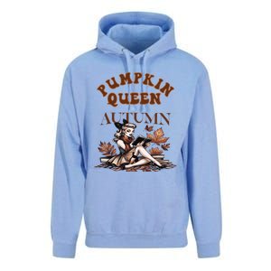 2024 Fall Autumn Cute Pumpkin Queen Retro Pin Up Gift Unisex Surf Hoodie