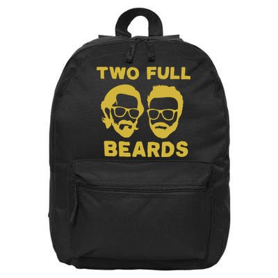 2 Full Beards 16 in Basic Backpack