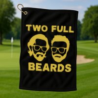 2 Full Beards Golf Towel