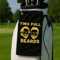 2 Full Beards Golf Towel