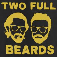 2 Full Beards Golf Towel