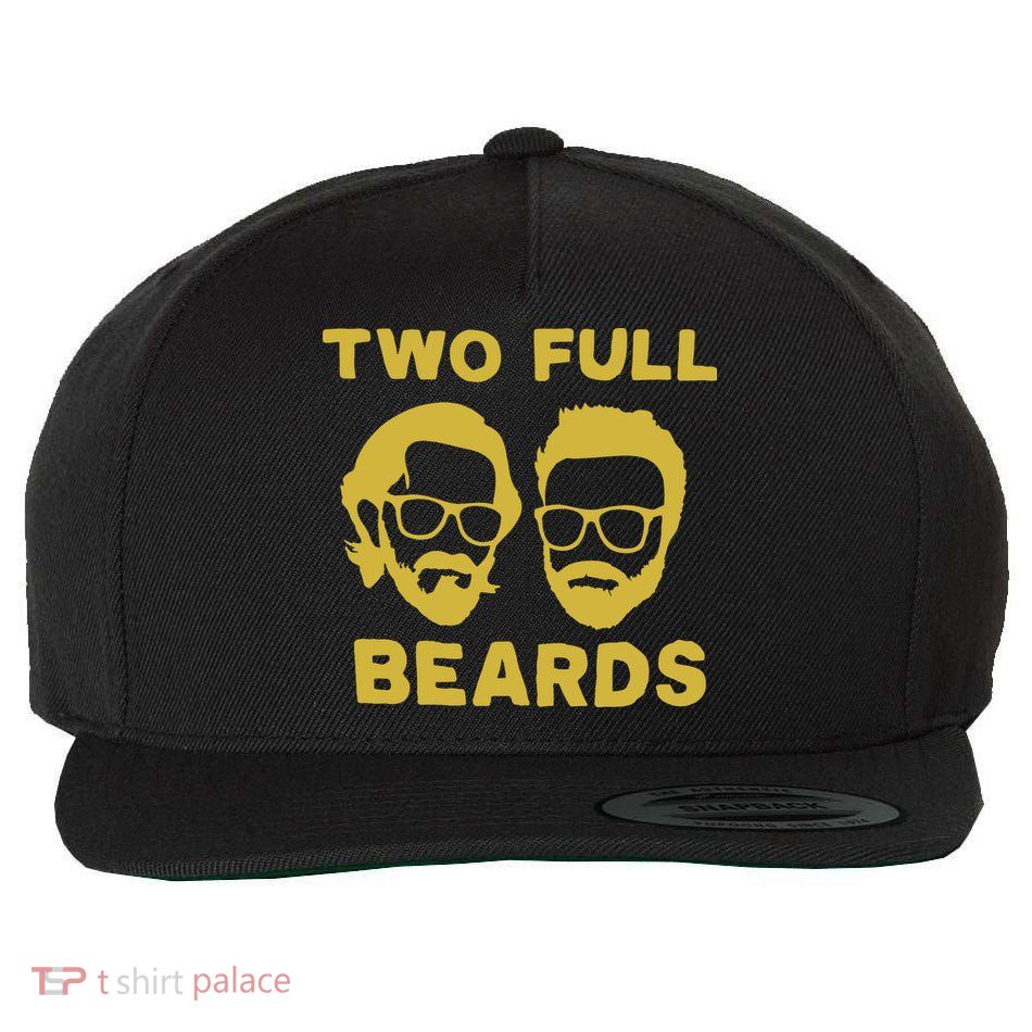 2 Full Beards Wool Snapback Cap