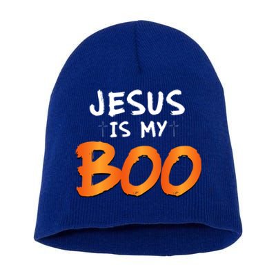 2019 Funny Christian Jesus Is My Boo Halloween Gift Short Acrylic Beanie