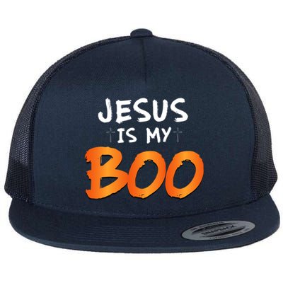 2019 Funny Christian Jesus Is My Boo Halloween Gift Flat Bill Trucker Hat