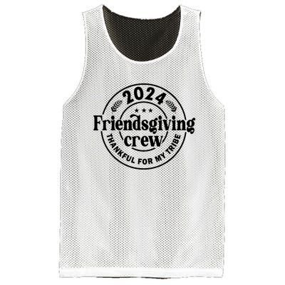 2024 Friendsgiving Crew Thankful For My Tribe Mesh Reversible Basketball Jersey Tank