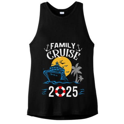 2025 Family Cruise Women Sailing And Cruising Ladies PosiCharge Tri-Blend Wicking Tank