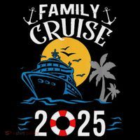 2025 Family Cruise Women Sailing And Cruising T-Shirt