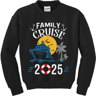 2025 Family Cruise Women Sailing And Cruising Kids Sweatshirt