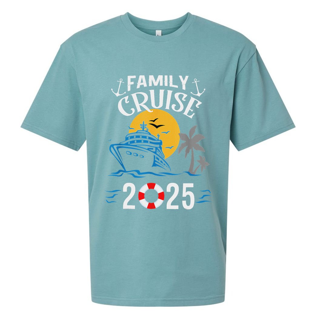 2025 Family Cruise Women Sailing And Cruising Sueded Cloud Jersey T-Shirt