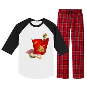 2020 Funny Chinese New Year Of The Metal Rat Gift Idea Meaningful Gift Raglan Sleeve Pajama Set