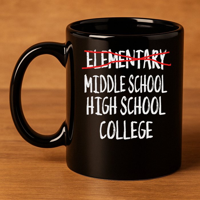 2025 Funny Elementary School Graduation 6th Grade Graduation 11oz C Handle Ceramic Mug