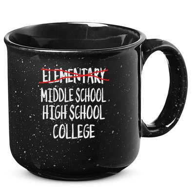 2025 Funny Elementary School Graduation 6th Grade Graduation 15oz Campfire Ceramic Mug