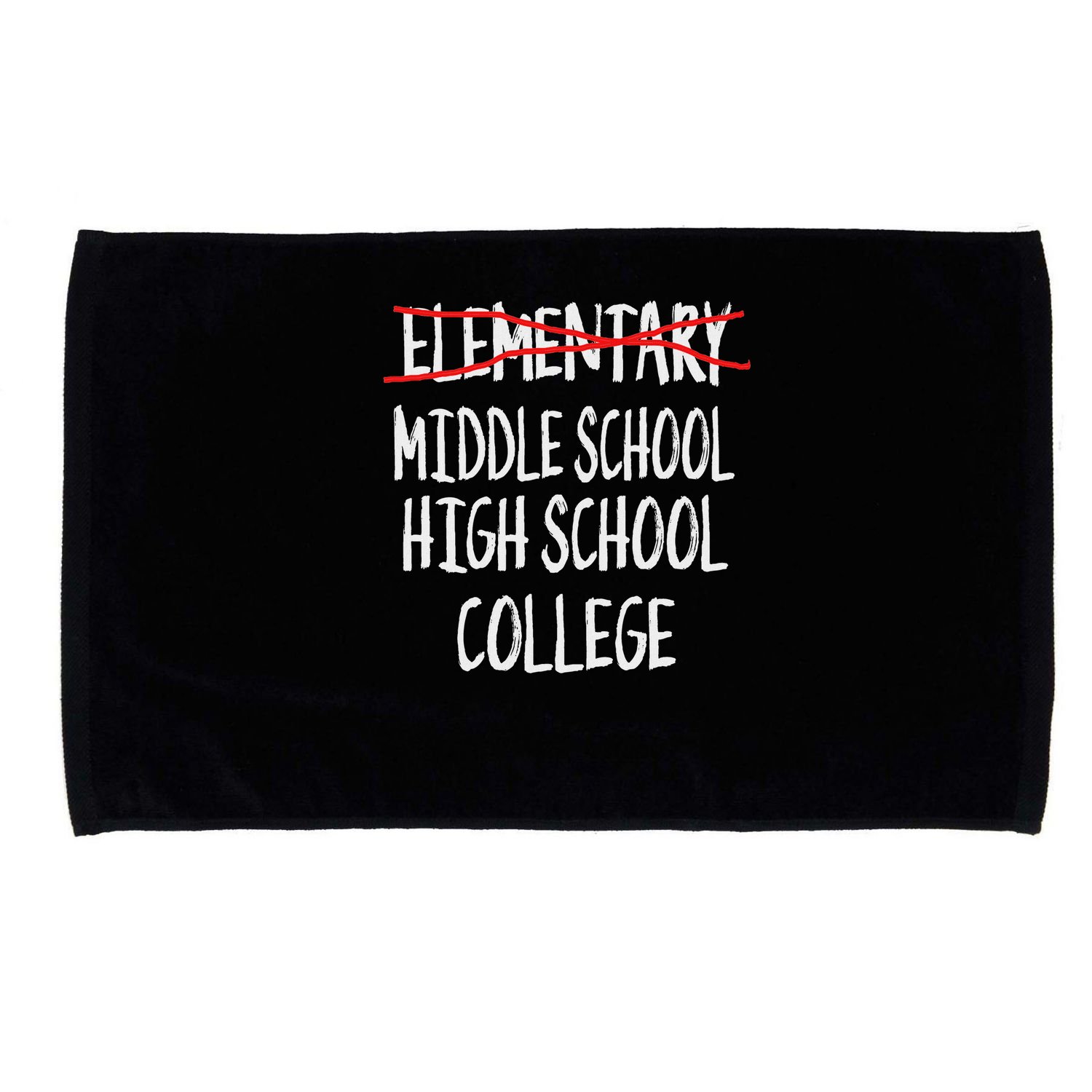 2025 Funny Elementary School Graduation 6th Grade Graduation Microfiber Hand Towel