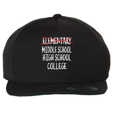 2025 Funny Elementary School Graduation 6th Grade Graduation Wool Snapback Cap